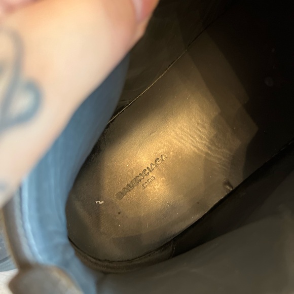 Balenciaga Gray High-Top Sneakers - Picture 4 of 5